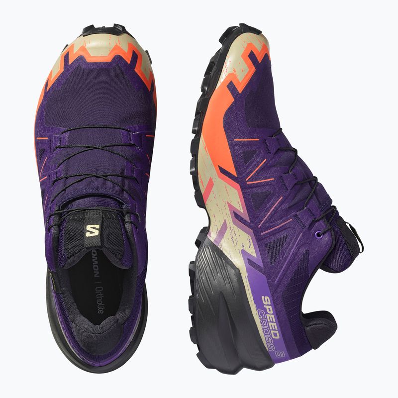 Мъжки маратонки за бягане Salomon Speedcross 6 GTX maritime blue/black/cherry tomato 6