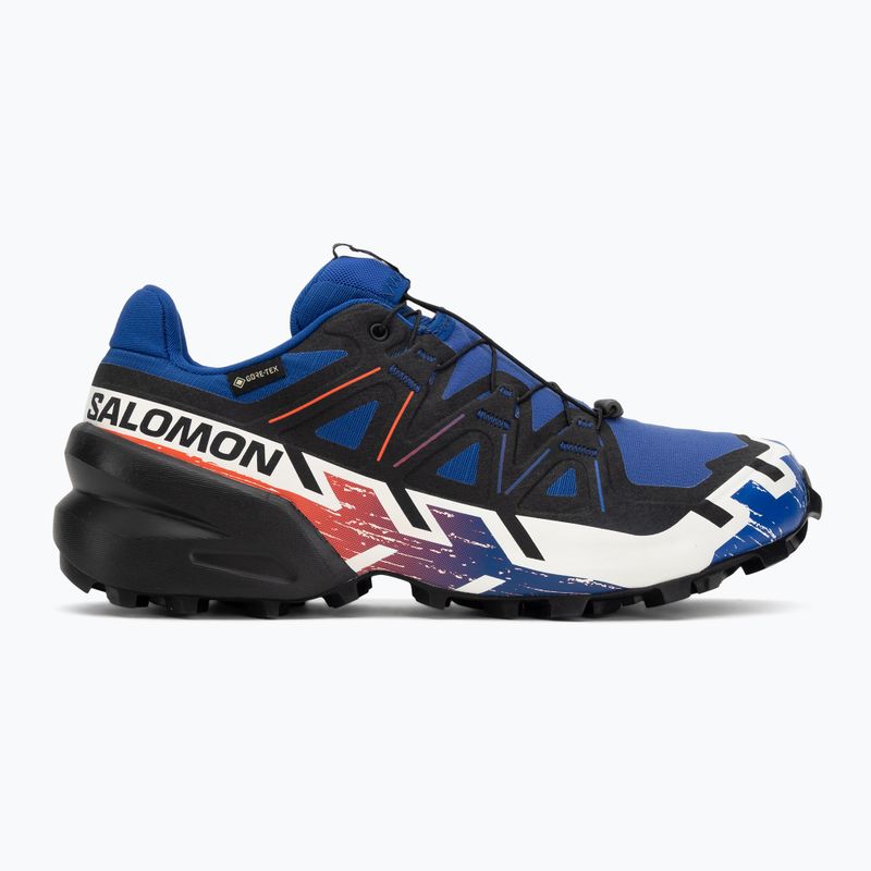 Обувки за бягане Salomon Speedcross 6 GTX surf the web/fiery red/white 2