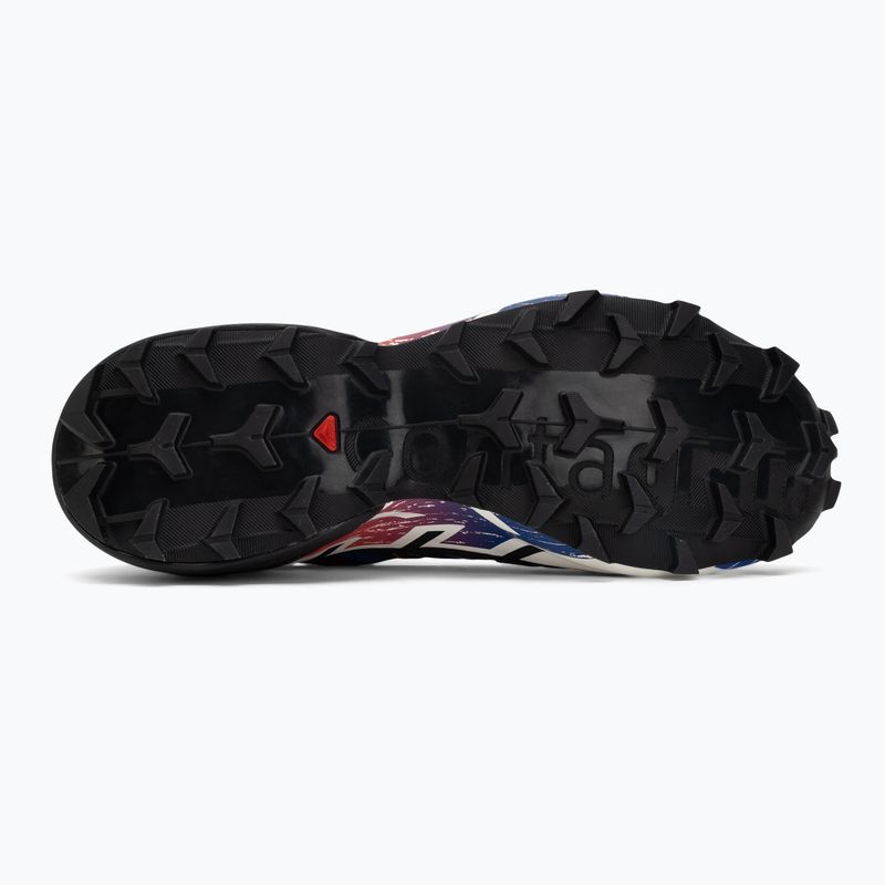 Обувки за бягане Salomon Speedcross 6 GTX surf the web/fiery red/white 4