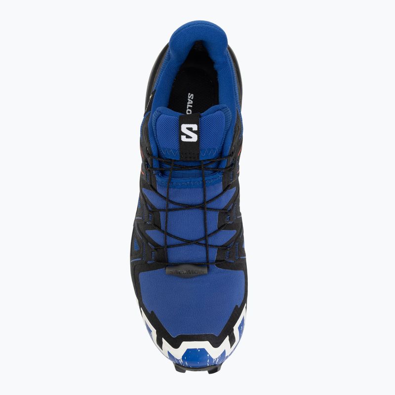 Обувки за бягане Salomon Speedcross 6 GTX surf the web/fiery red/white 5