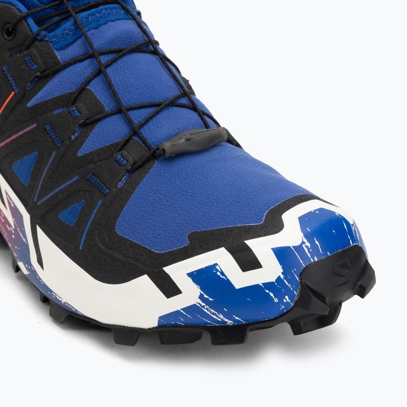 Обувки за бягане Salomon Speedcross 6 GTX surf the web/fiery red/white 7