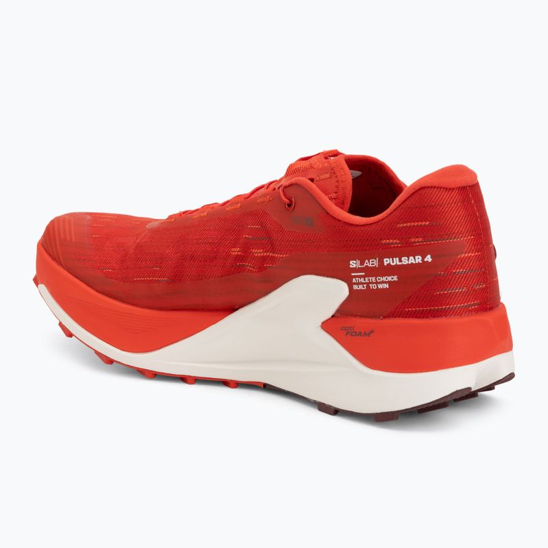 Обувки за бягане Salomon S/Lab Pulsar 4 fiery red/vanilla ice/andorra 3