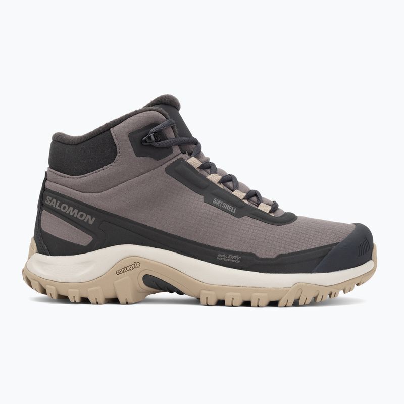 Дамски обувки за трекинг Salomon Shelter WP plum kitten/phantom/desert tan 2