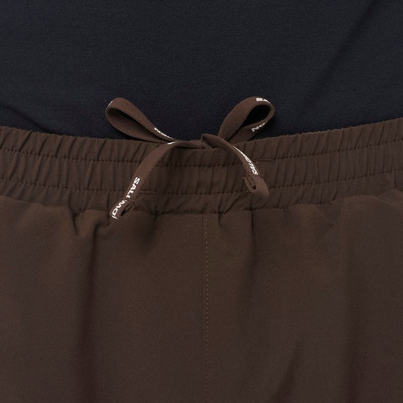 Мъжки шорти за бягане Salomon Shakeout C 2IN1 7" coffee bean 2