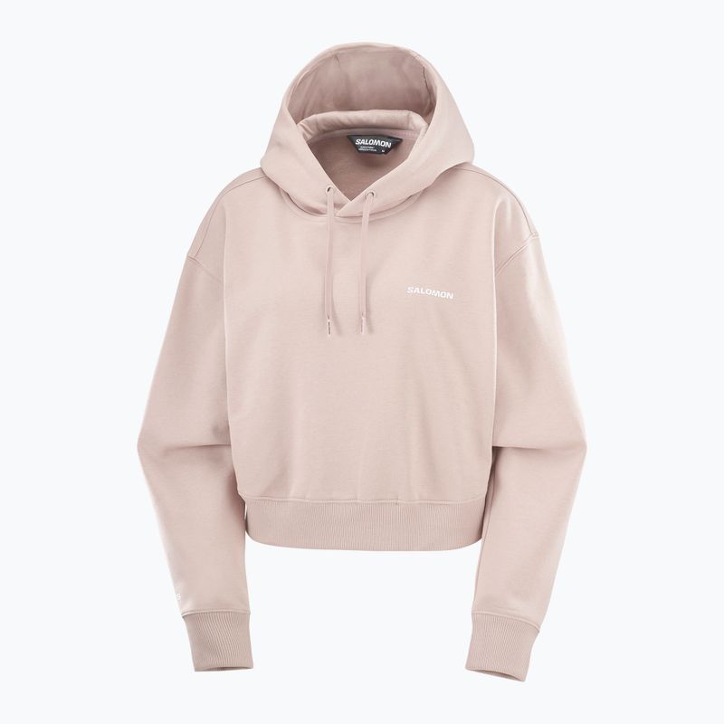 Дамски туристически суитшърт Salomon Short Hoodie etherea