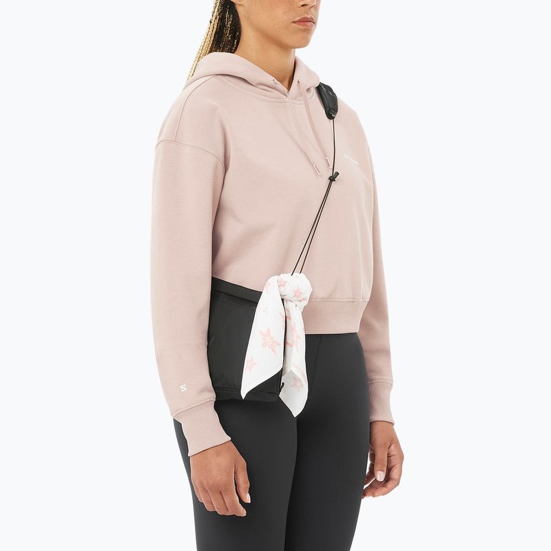 Дамски туристически суитшърт Salomon Short Hoodie etherea 2