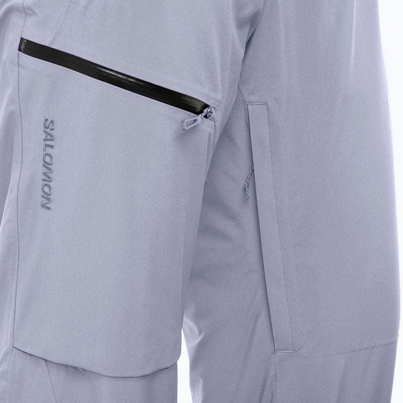 Дамски скиорски панталони Salomon Brilliant blue granite 4