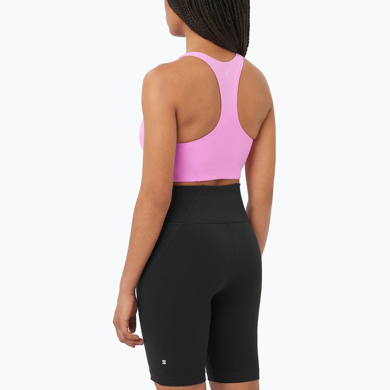 Спортен сутиен Salomon Shakeout Core cyclamen 2
