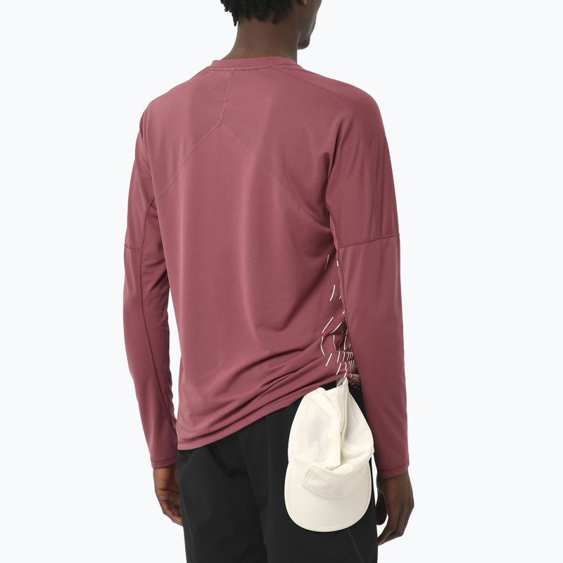 Мъжка блуза с дълъг ръкав за бягане Salomon Sense Aero GFX nocturne 2