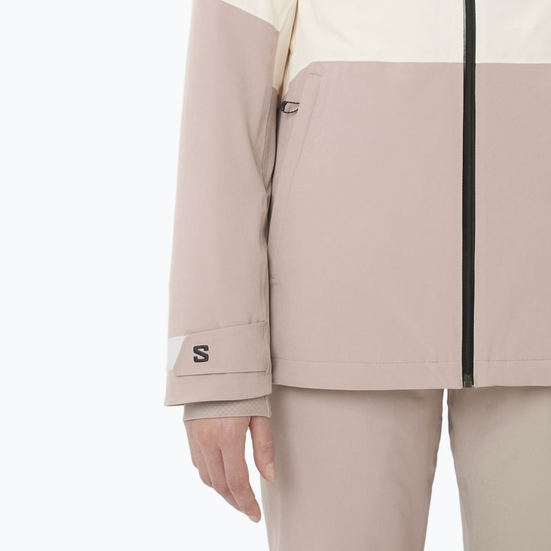 Дамско ски яке Salomon Highland whisper white/etherea 4