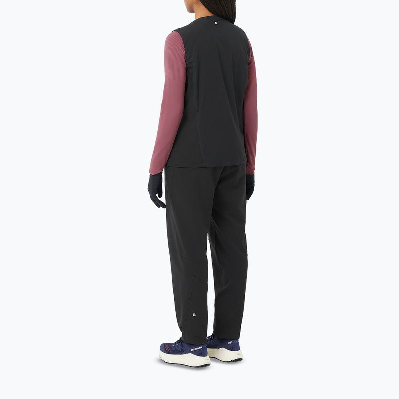 Дамски панталони за бягане Salomon Shakeout Hexaflow Pants deep black 4