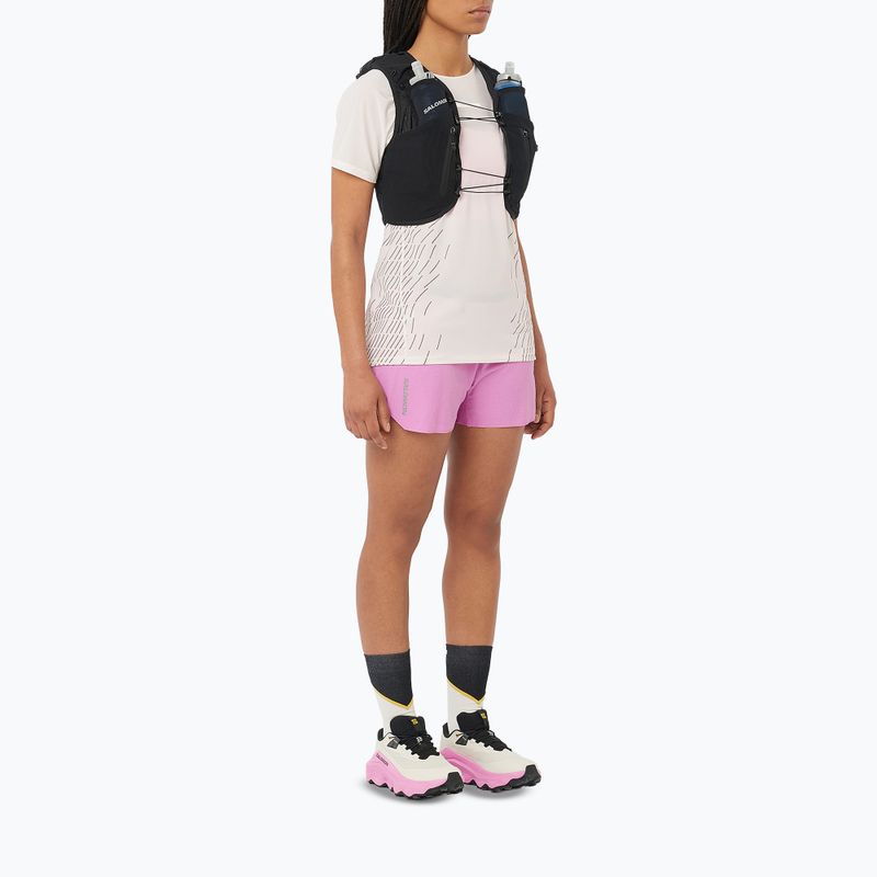 Дамска тениска за бягане Salomon Sense Aero SS Tee GFX whisper white 2
