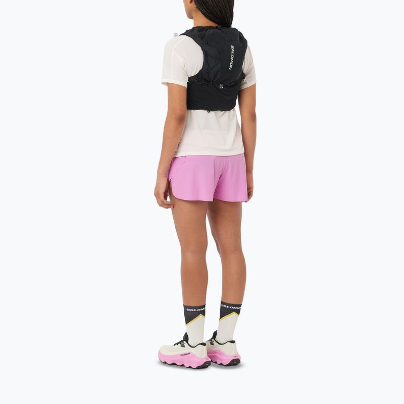 Дамска тениска за бягане Salomon Sense Aero SS Tee GFX whisper white 4