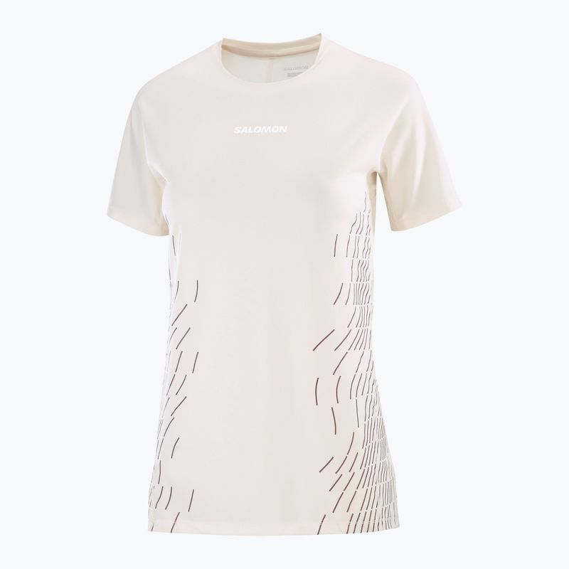 Дамска тениска за бягане Salomon Sense Aero SS Tee GFX whisper white 5