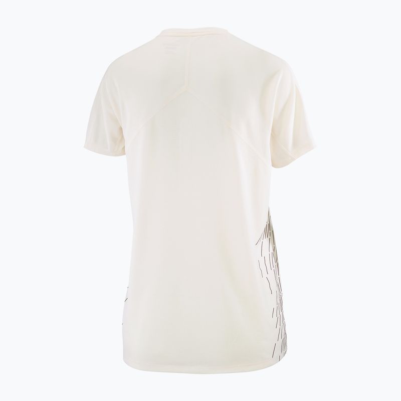 Дамска тениска за бягане Salomon Sense Aero SS Tee GFX whisper white 6