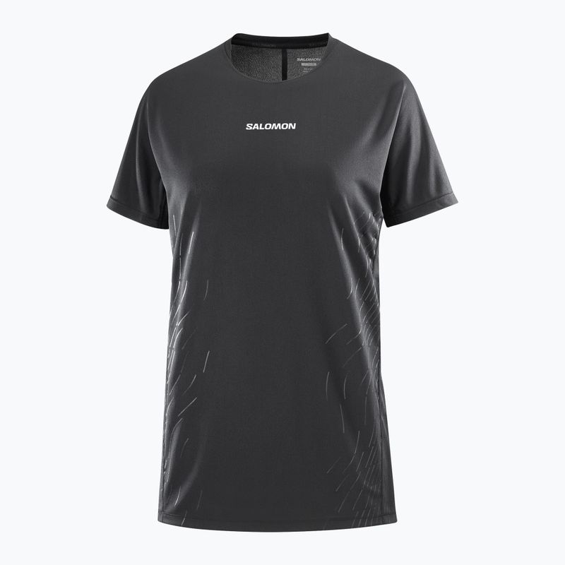 Дамска тениска за бягане Salomon Sense Aero SS Tee GFX deep black 3