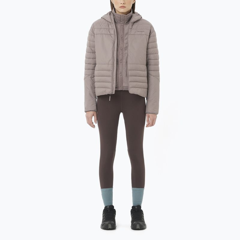 Дамско ветроустойчиво яке Salomon Reflex Hoodie iron 2