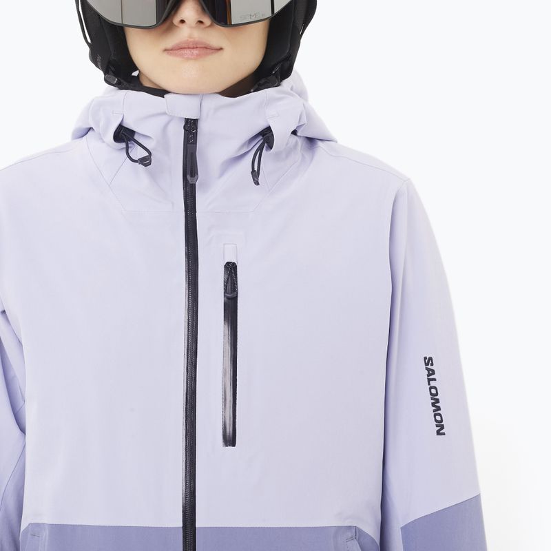 Дамско ски яке Salomon Highland cosmic sky/blue granite 3