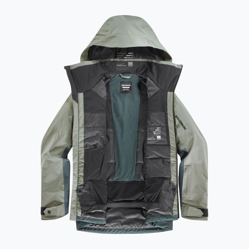 Мъжко ски яке Salomon Brilliant 2.0 sedona sage/green 10
