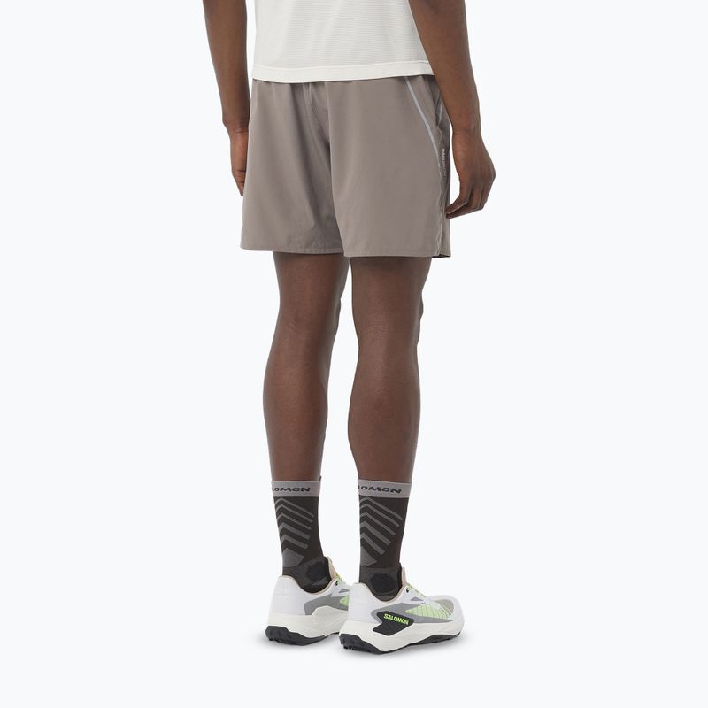 Мъжки шорти за бягане Salomon Shakeout Stlr 7" iron 2