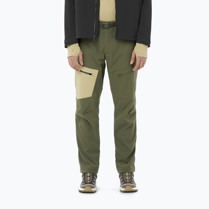 Мъжки туристически панталони Salomon Outerpath Utility grape leaf
