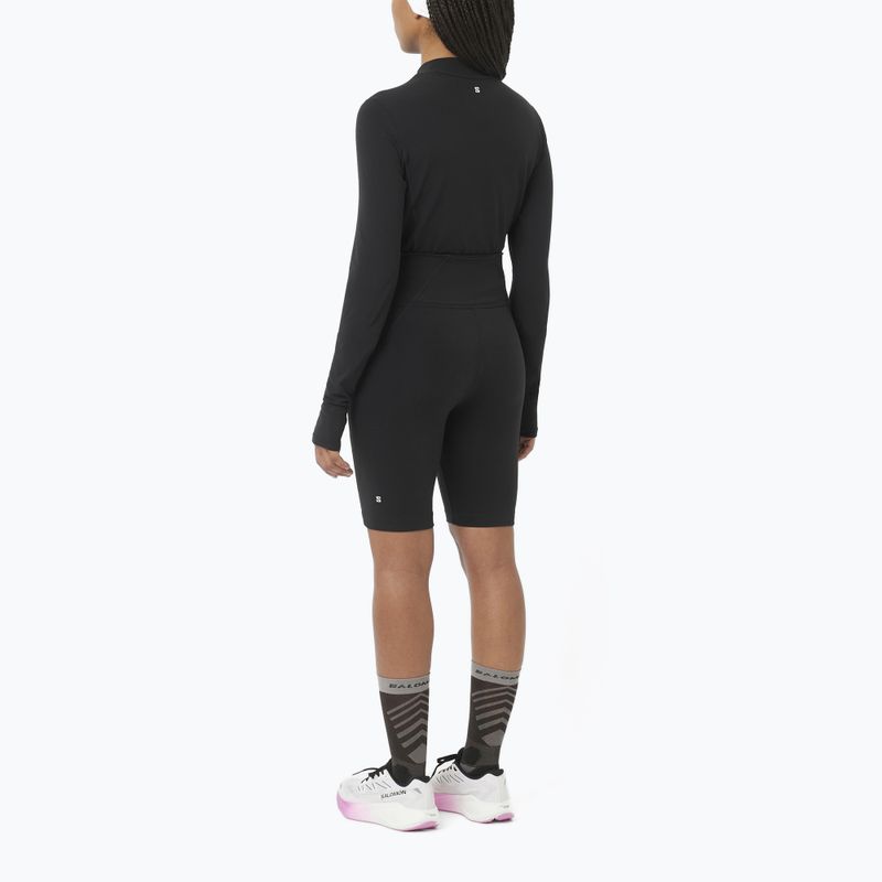 Дамска блуза с дълъг ръкав за бягане Salomon Bliss deep black 4