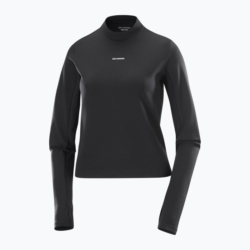 Дамска блуза с дълъг ръкав за бягане Salomon Bliss deep black 5