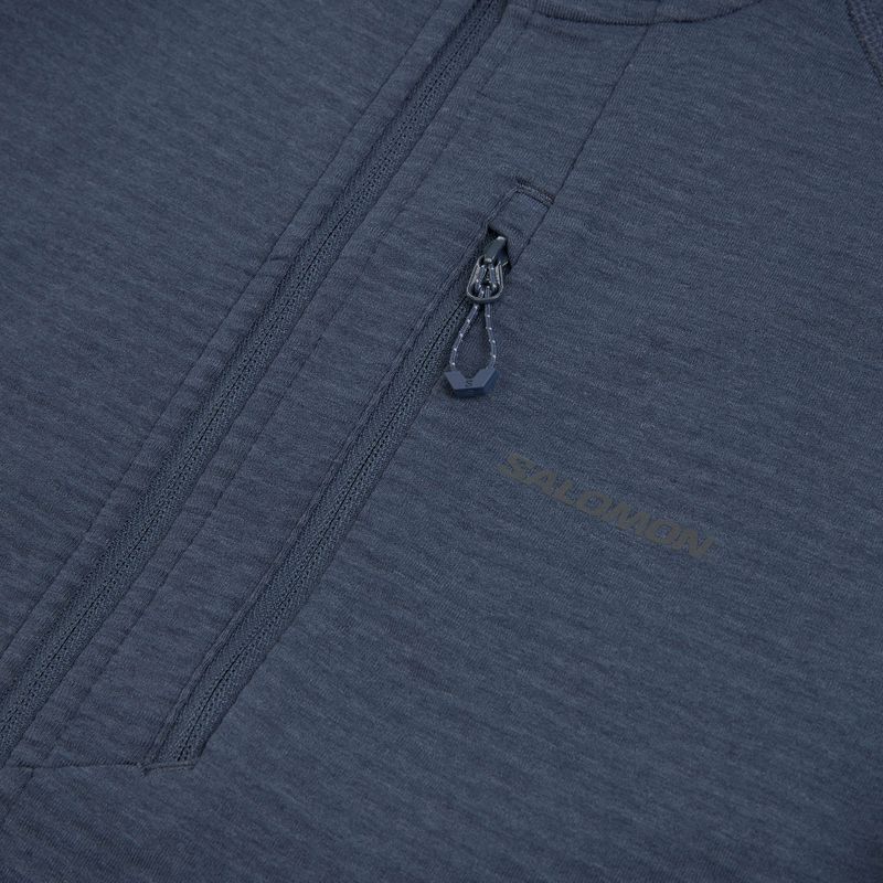Дамски поларен суитшърт Salomon Lightwarm Full Zip blue nights 7