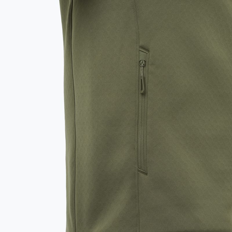 Мъжки суитшърт Salomon Outline Warm Fleece Full Zip grape leaf 4