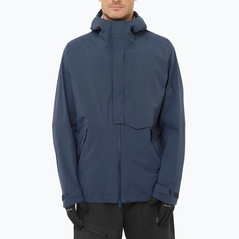 Мъжко софтшел яке Salomon Outherpath Pro 2.5 l blue nights
