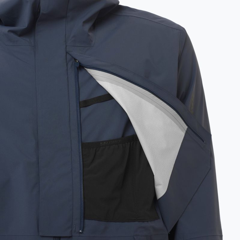 Мъжко софтшел яке Salomon Outherpath Pro 2.5 l blue nights 5