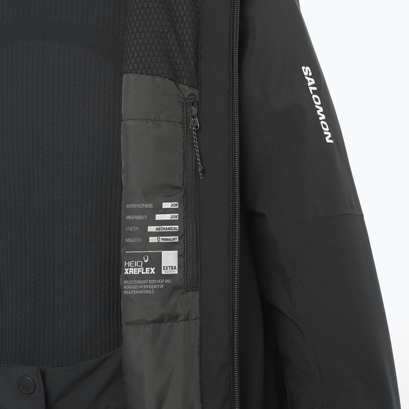 Дамско ски яке Salomon Brilliant 2.0 deep black 7