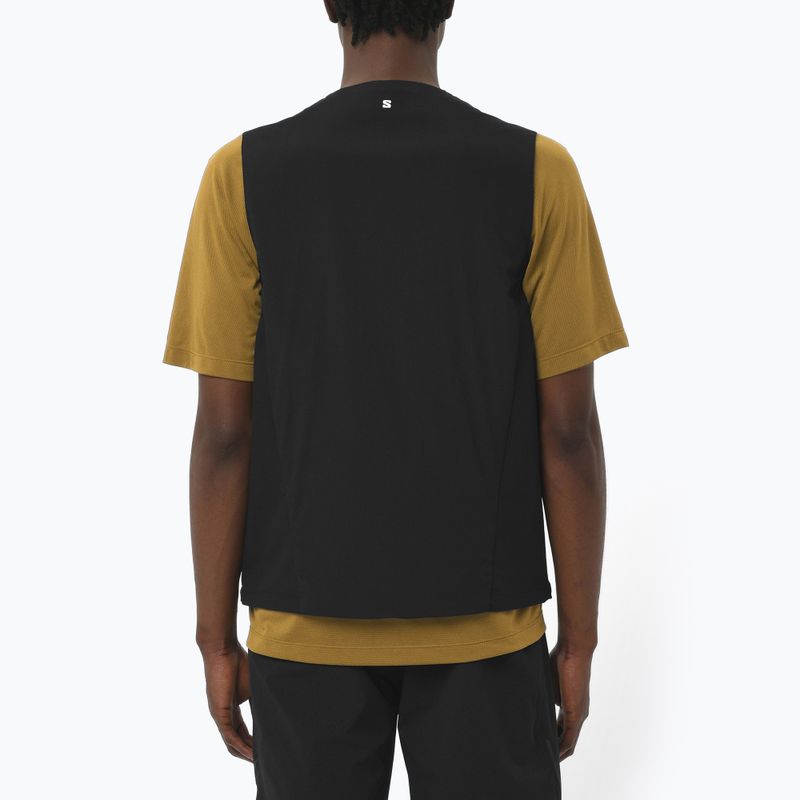 Жилетка за бягане Salomon Mountain Flex Hybrid deep black 2