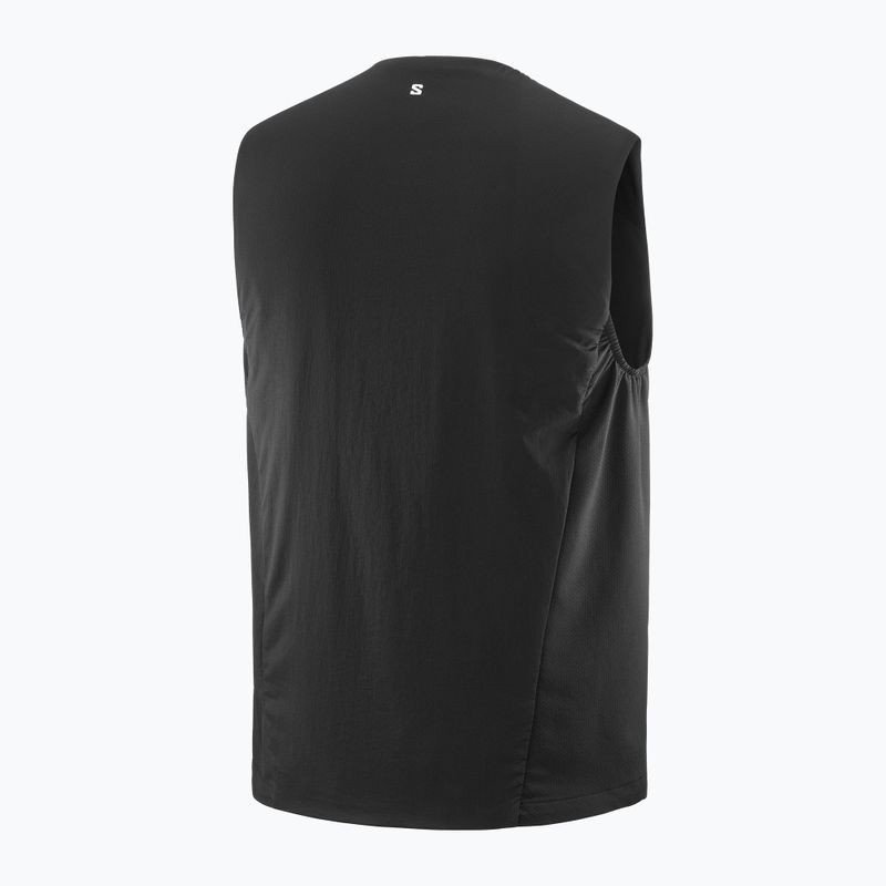 Жилетка за бягане Salomon Mountain Flex Hybrid deep black 5