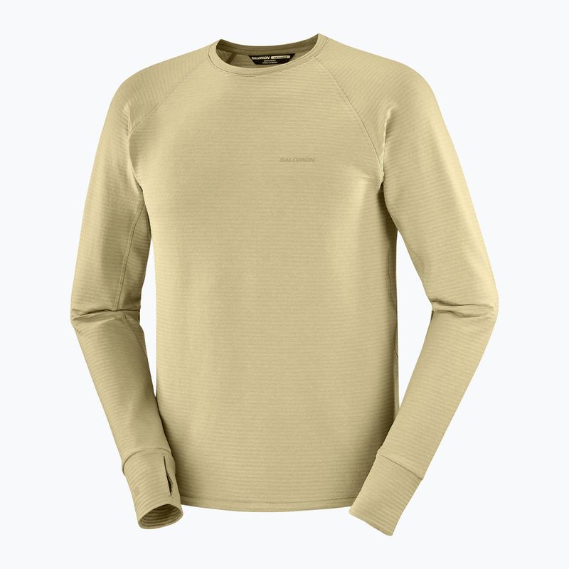 Мъжки суитшърт Salomon Essential Lightwarm CN gray green 4
