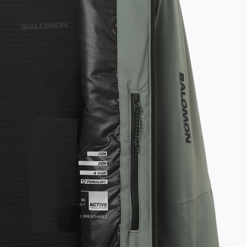 Мъжко ски яке Salomon Spectral green gables/sedona 8