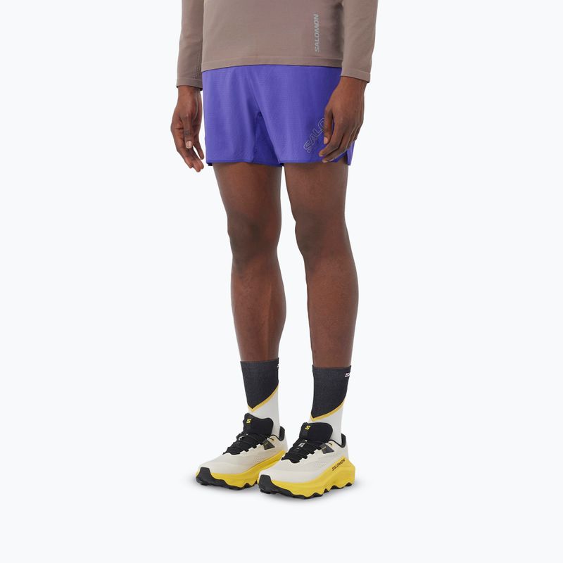 Мъжки шорти за бягане Salomon Sense Aero 5" liberty 3