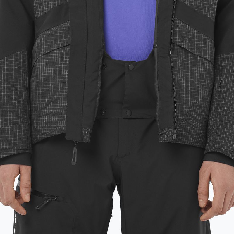 Мъжко скиорско яке Salomon Spark deep black 7