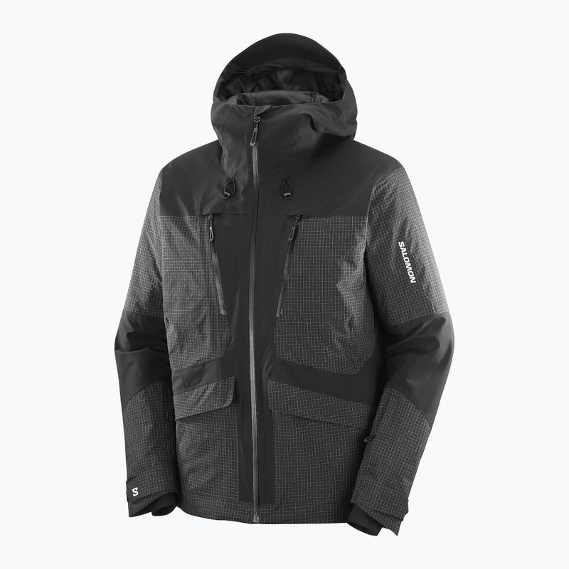 Мъжко скиорско яке Salomon Spark deep black 8