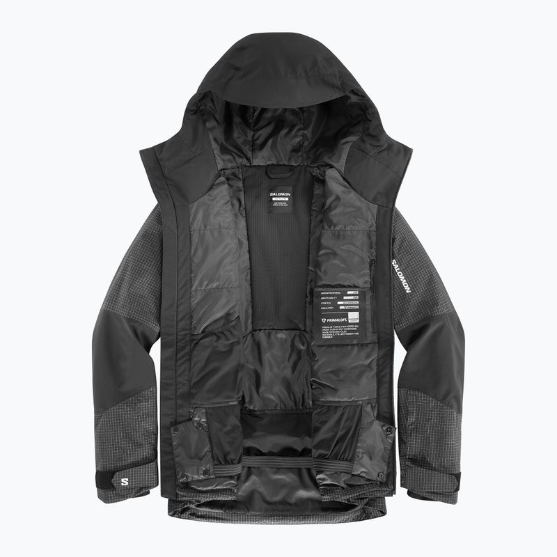 Мъжко скиорско яке Salomon Spark deep black 9