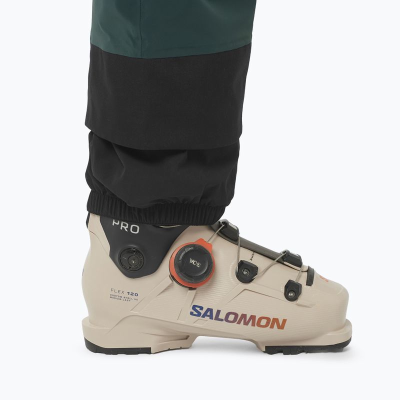 Мъжки скиорски панталони Salomon Spectral green gables 5