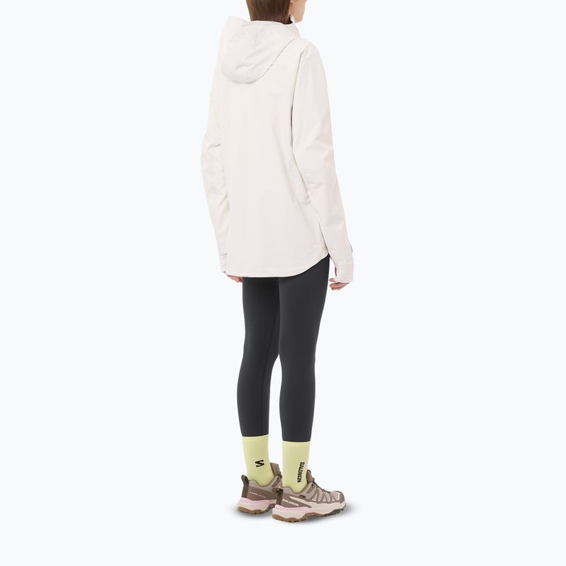 Дамски поларен суичър Salomon Essential Lightwarm whisper white 2