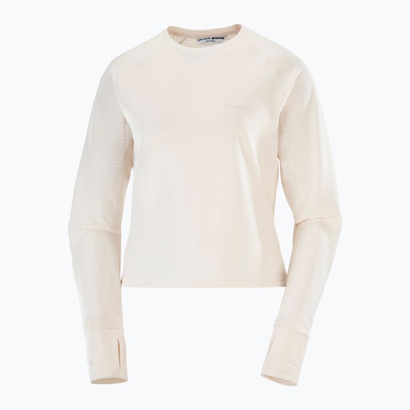 Дамски поларен суитшърт Salomon Essential Lightwarm whisper white 6