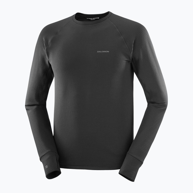 Мъжки суичър Salomon Essential Lightwarm CN дълбоко черен 5
