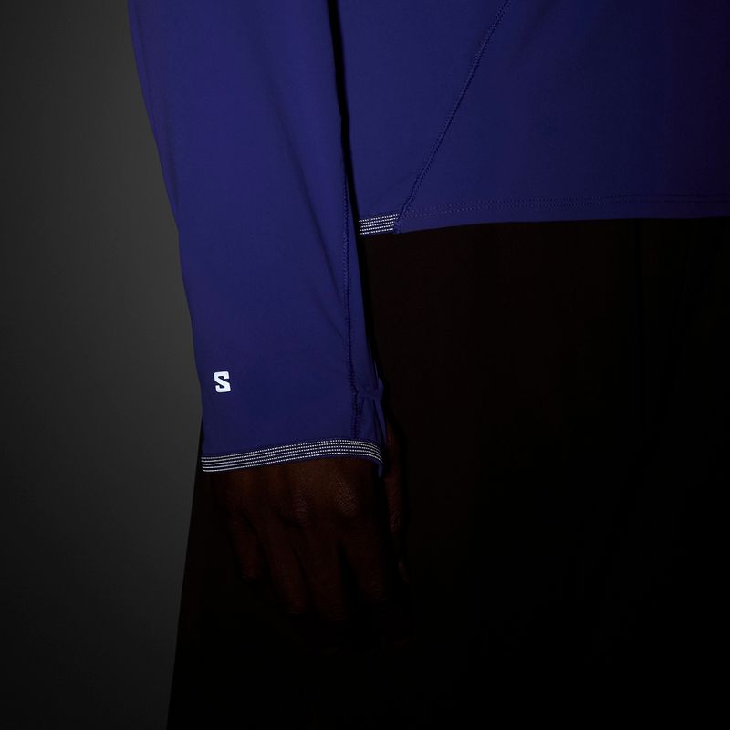 Мъжки суитшърт Salomon Sense Aero Half Zip Hoodie libery 5