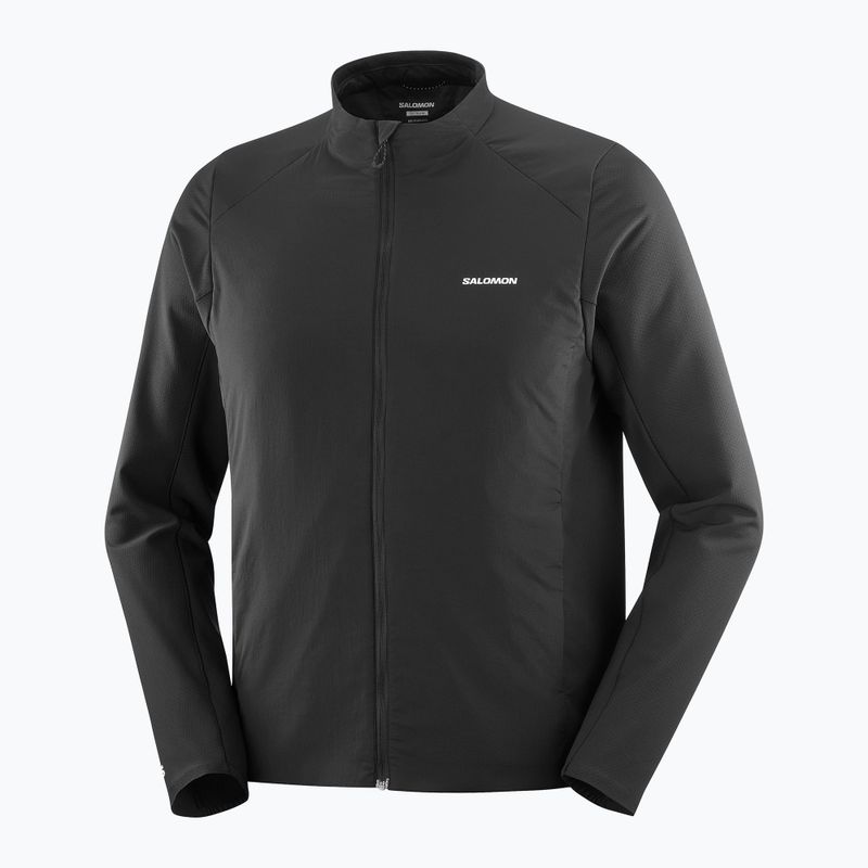 Мъжки суитшърт за бягане Salomon Mountain Flex Hybrid deep black 5