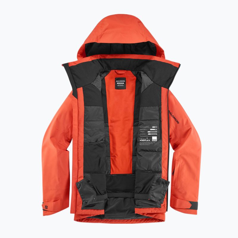 Мъжко ски яке Salomon Brilliant 2.0 cherry tomato 10