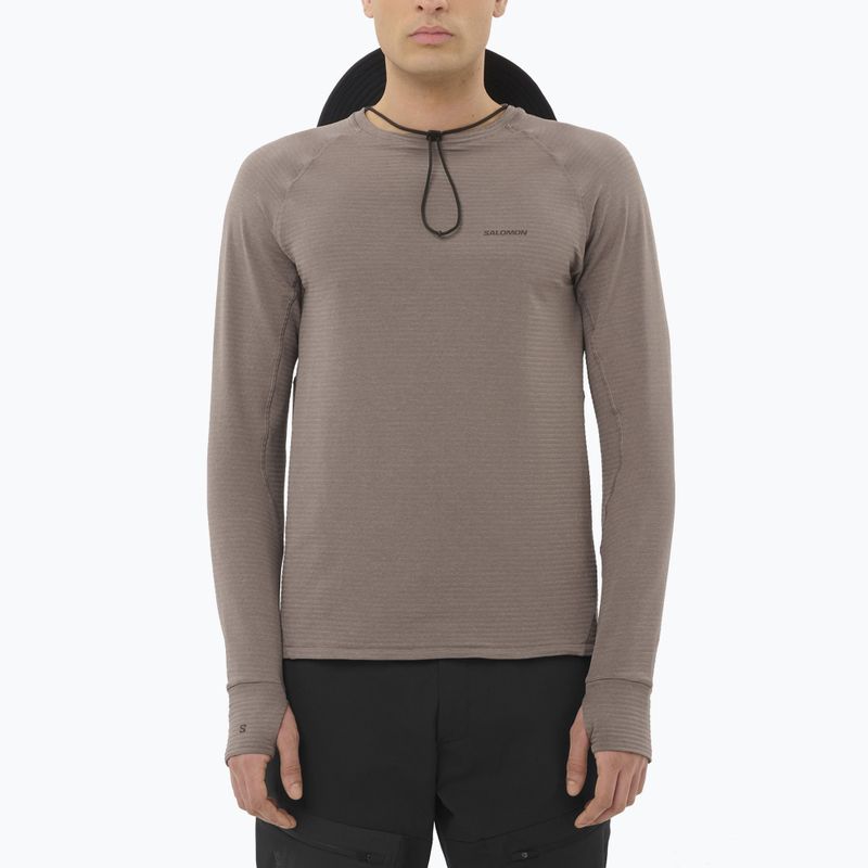 Мъжки суитшърт Salomon Essential Lightwarm CN iron