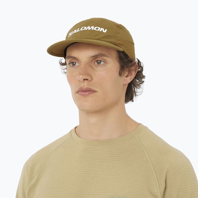 Шапка с козирка Salomon Sense Aero brilliant olive 3