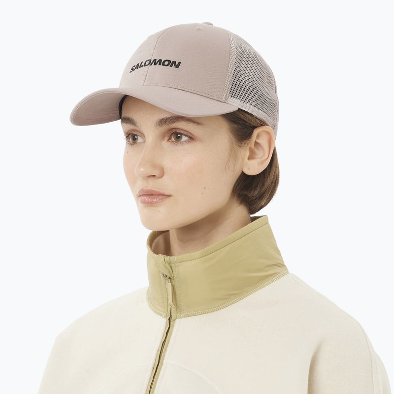 Шапка с козирка Salomon Logo Trucker etherea 2